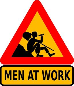 Men-at-work (Public domain license Author: cybergedeon)